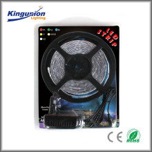 KINGUNION LED low voltage strip blister set 5050 60D RGB adapter Euro type plug, male connector end